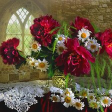 Схема вышивки «Цветы»