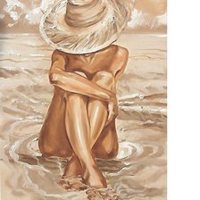 Схема вышивки «MUJER DESNUDA PAMELA»