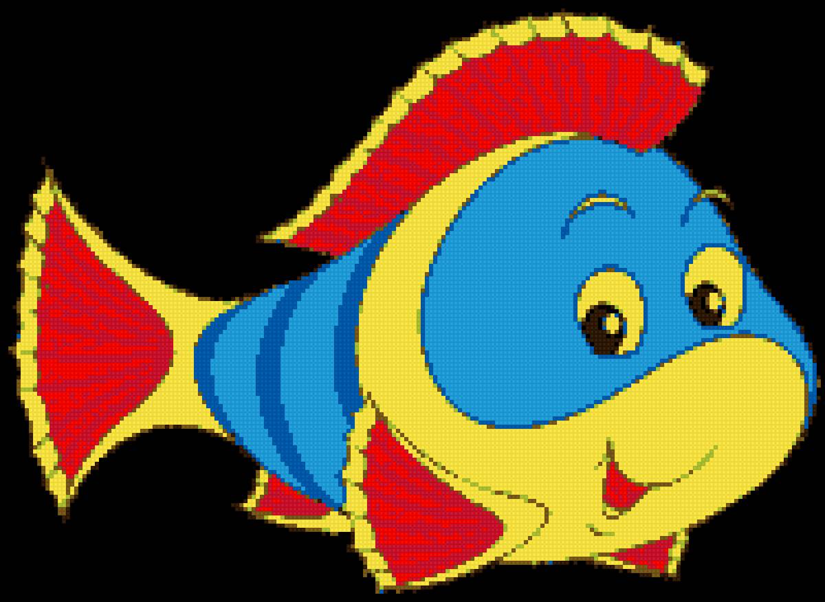 яркая рыбка - предпросмотр