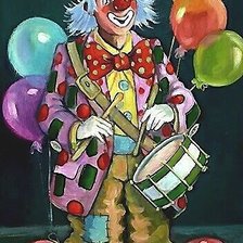 PAYASO TAMBOR GLOBOS