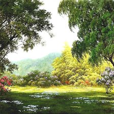 Схема вышивки «ПЕЙЗАЖ»