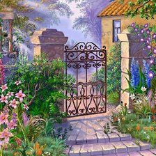 Схема вышивки «КАЛИТКА»