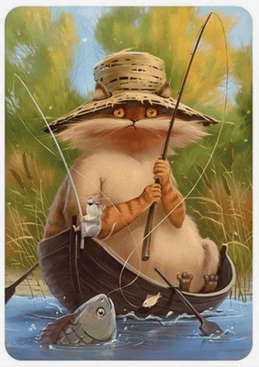кот рыбак - кот - предпросмотр