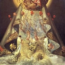 Схема вышивки «САЛЬВАДОР ДАЛИ.ГВАДЕЛУПСКАЯ БОГОМАТЕРЬ.1959»