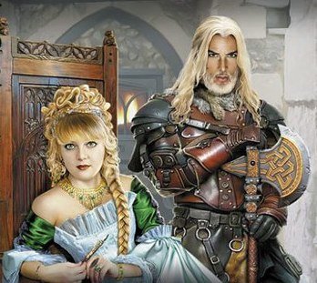 Средневековая история - иллюстрации, фэнтази, сказки - оригинал