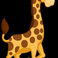 Схема вышивки «жираф»