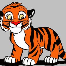 Схема вышивки «тигруля»