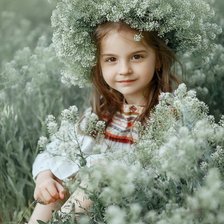 Схема вышивки «Девочка»