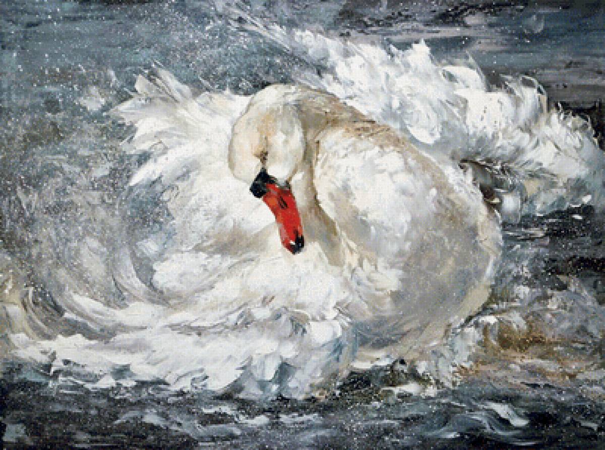 Оксана Кравченко картины лебеди