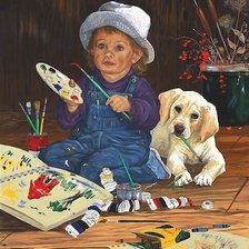 Схема вышивки «Детская»