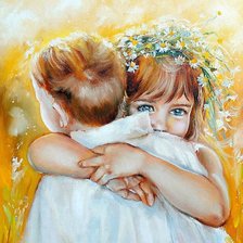 Схема вышивки «дети»