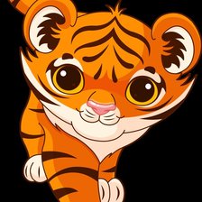 Схема вышивки «тигруля»