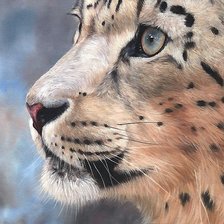 Схема вышивки «леопард»