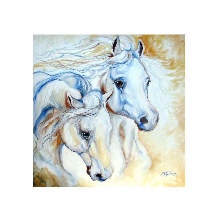 Две лошади - животные, лошади - оригинал