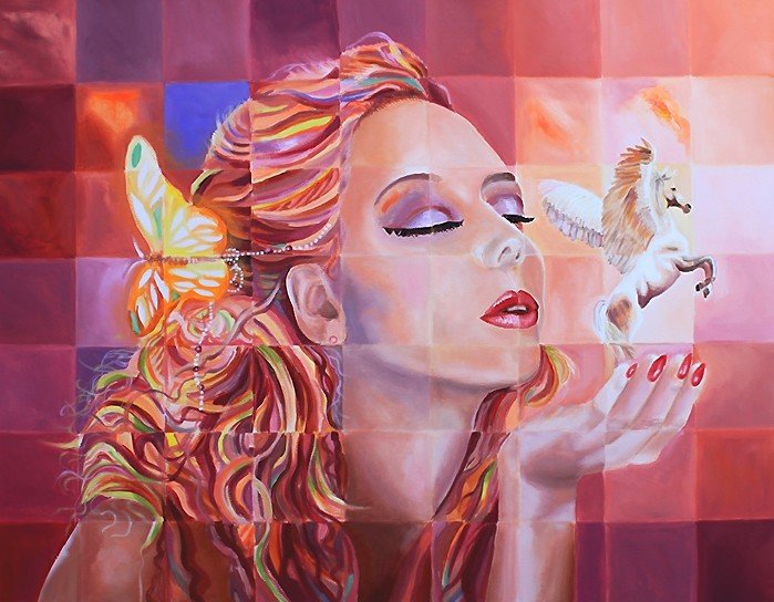 Девушка - оригинал