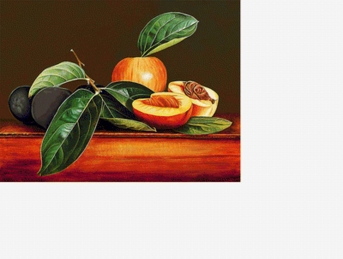 Натюрморт. - живопись., фрукты, натюрморт - предпросмотр