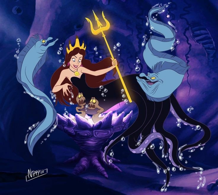 Ванесса. - урсула, мурены., ванесса - оригинал