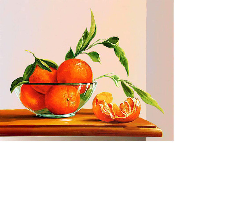 Натюрморт. - фрукты. живопись., натюрморт - оригинал