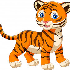 Схема вышивки «тигруля»