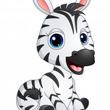 Схема вышивки «зебра»