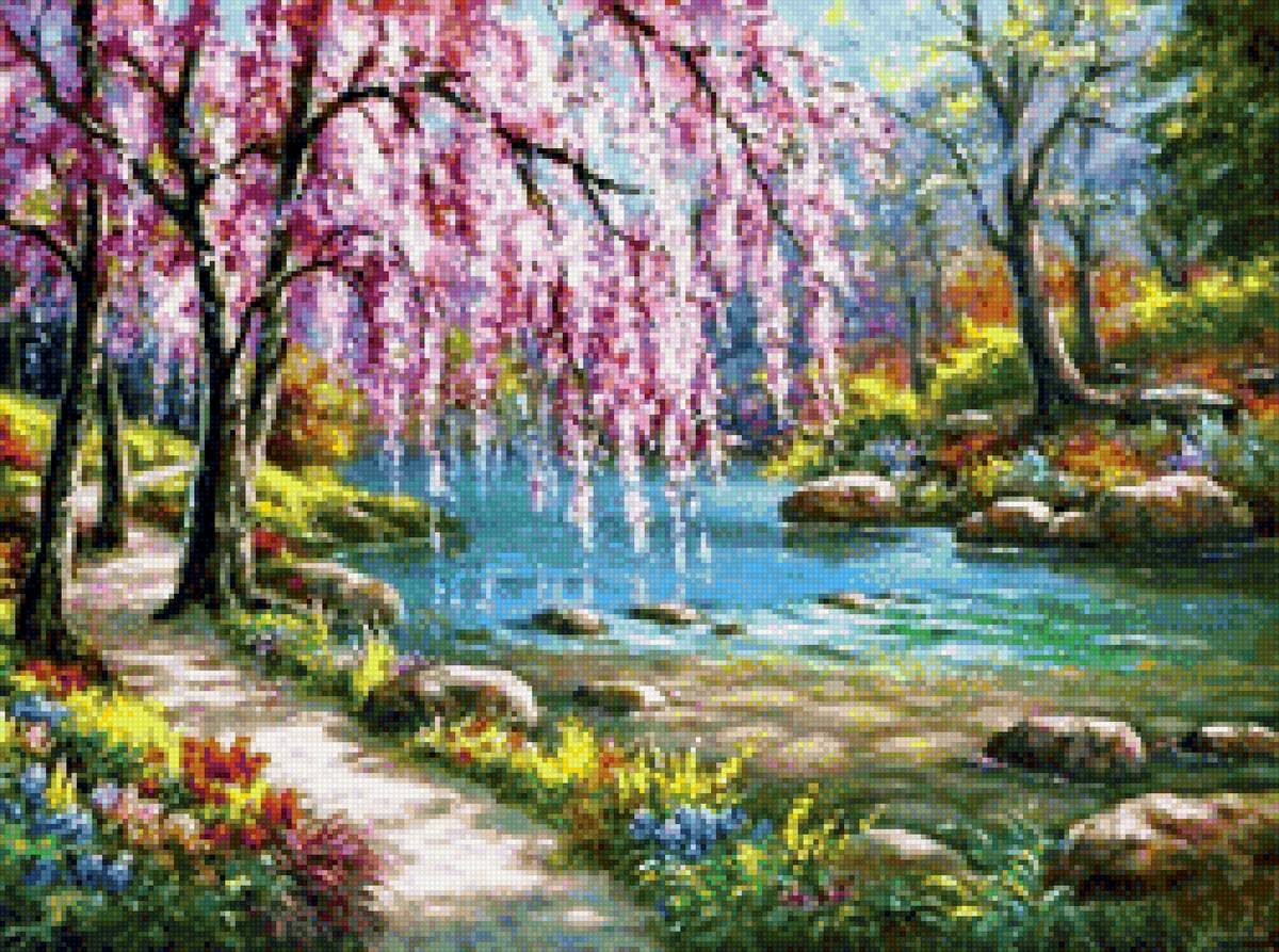 парк - парк природа цветы - предпросмотр