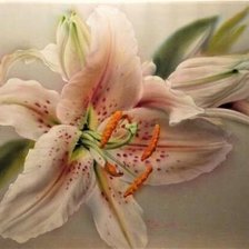 Схема вышивки «ЛИЛИИ»