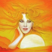 Схема вышивки «Закат»