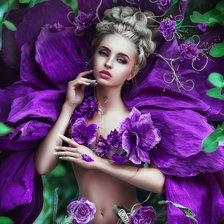 Девушка-цветы