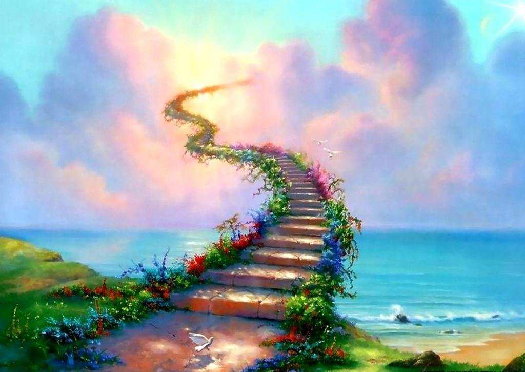 Лестница в небеса - небо, лестница - оригинал