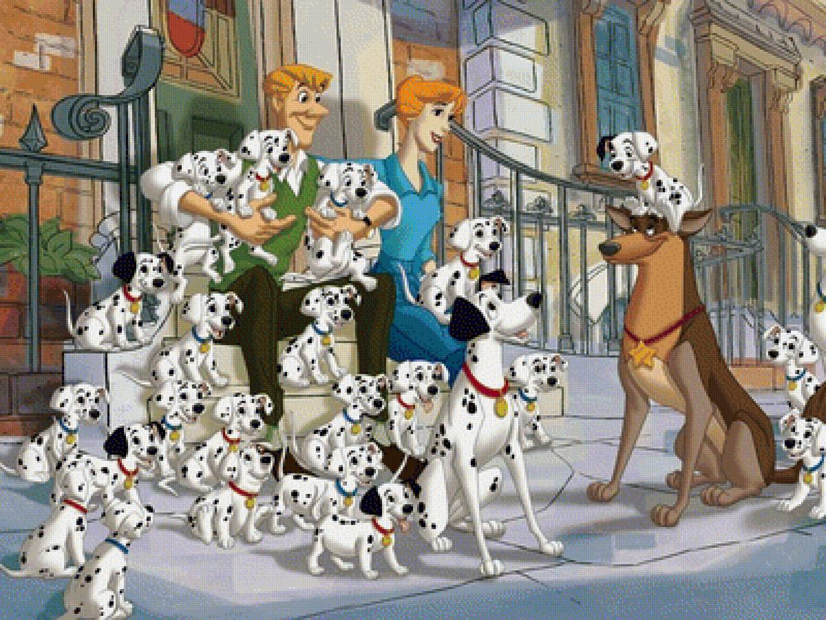 101 DALMATAS DISNEY - 400 x 300 cruces - предпросмотр