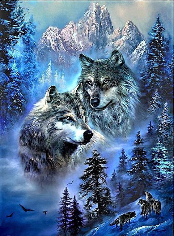 №1903636 - волки - оригинал