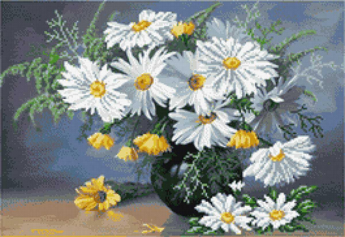 букет ромашек - ромашки, букет - предпросмотр