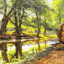 Схема вышивки «Пейзаж.»