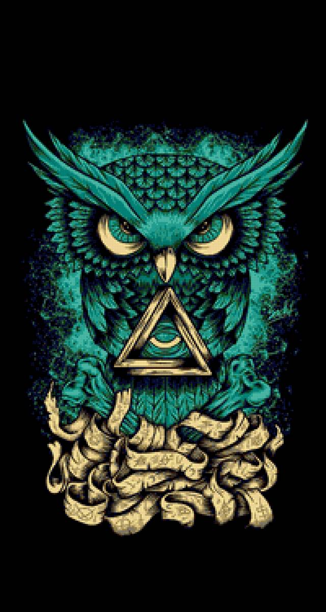 рисунок - сова - предпросмотр