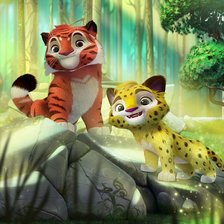 Схема вышивки «Друзья»