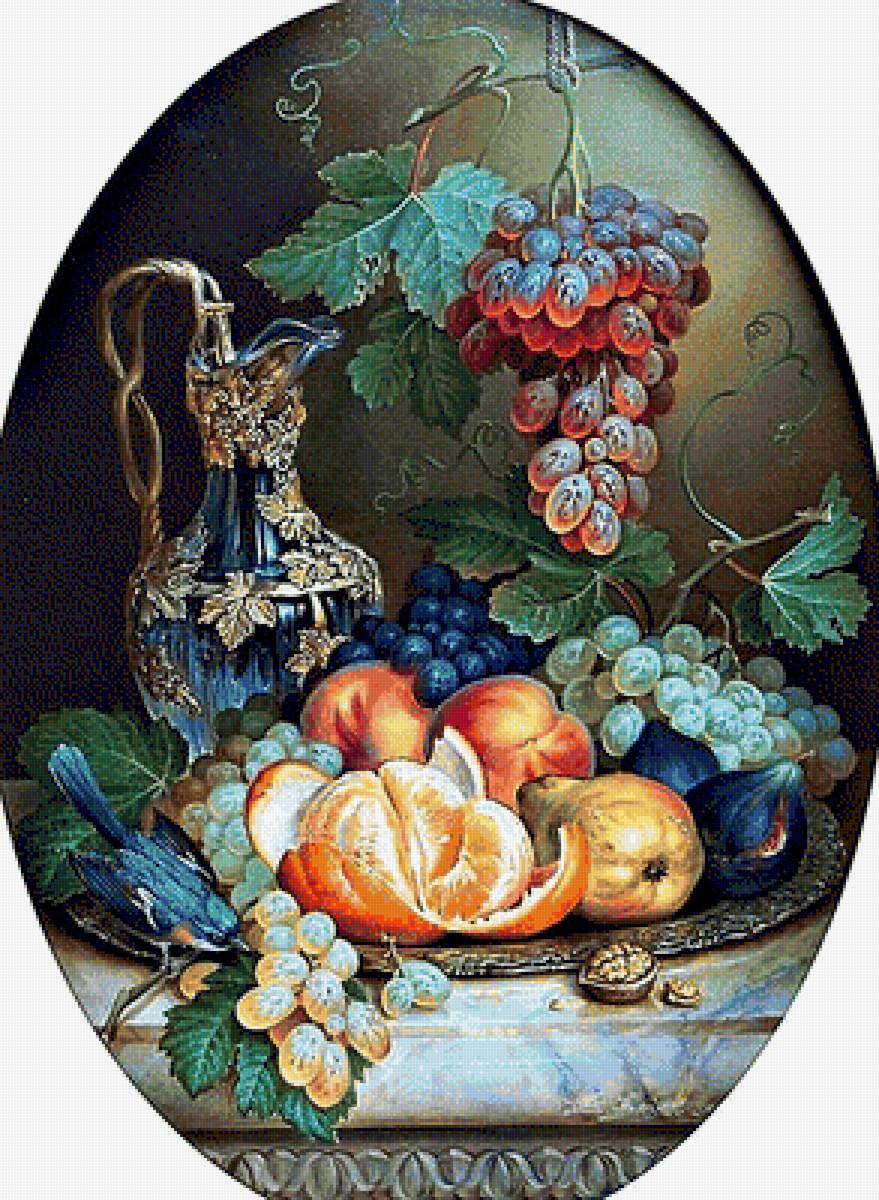 №1906025 - натюрморт, виноград - предпросмотр