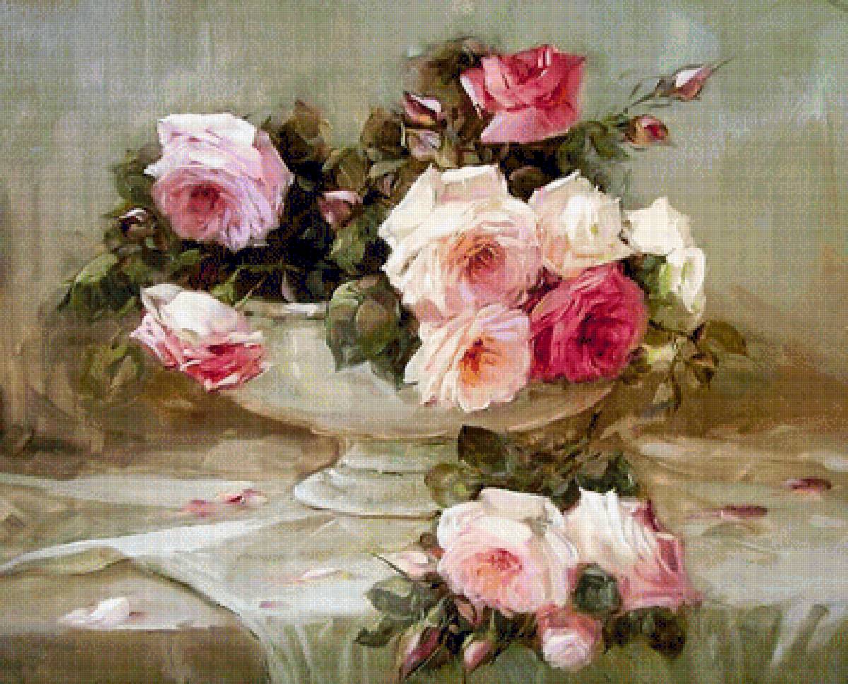 Натюрморт. - цветы, натюрморт, живопись. - предпросмотр