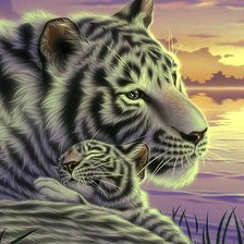 Схема вышивки «Тигриное счастье»