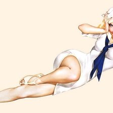 Схема вышивки «Девушка»