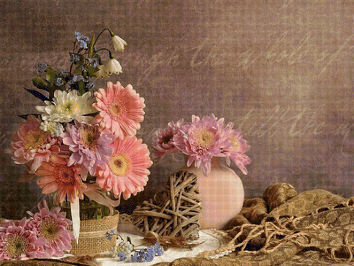 Натюрморт - букет, цветы, натюрморт - предпросмотр