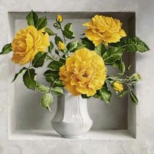 Схема вышивки «розы»