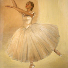 Схема вышивки «балерина Савелия Сорина»