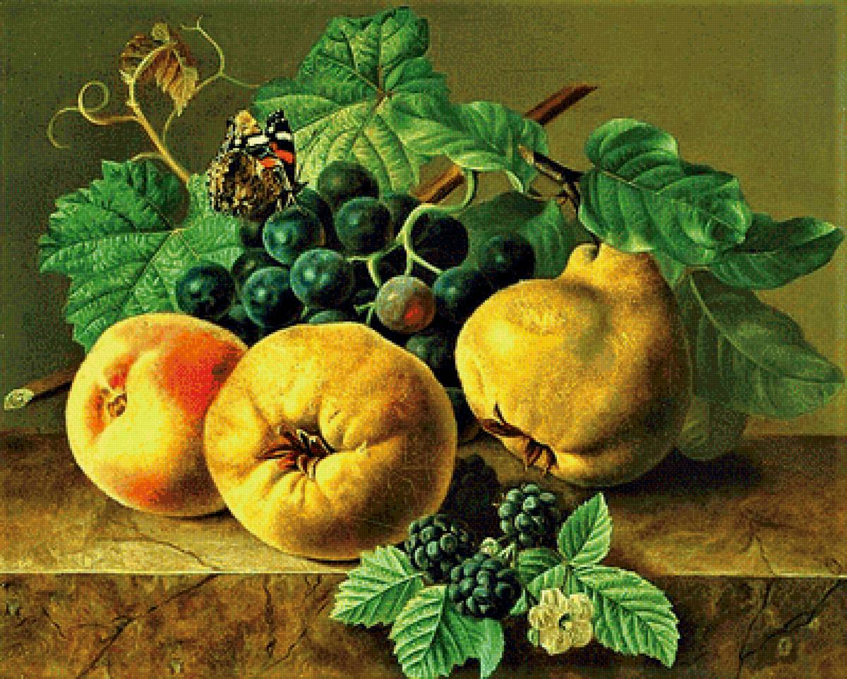 №1908647 - натюрморт, виноград - предпросмотр