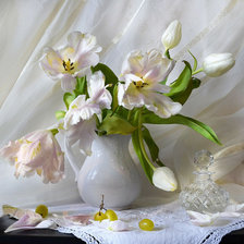 Схема вышивки «Тюльпаны»