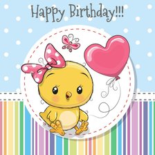 Схема вышивки «цыплёнок»