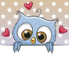 Схема вышивки «сова»