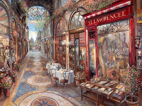 ПО КАРТИНЕ ВАДИМА СУЛЯКОВА - помещения, здания - оригинал