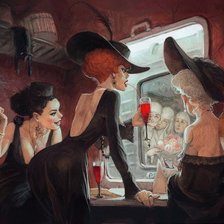 Схема вышивки «Женщины»