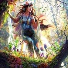 Схема вышивки «фея3»