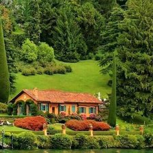 Схема вышивки «Домик»